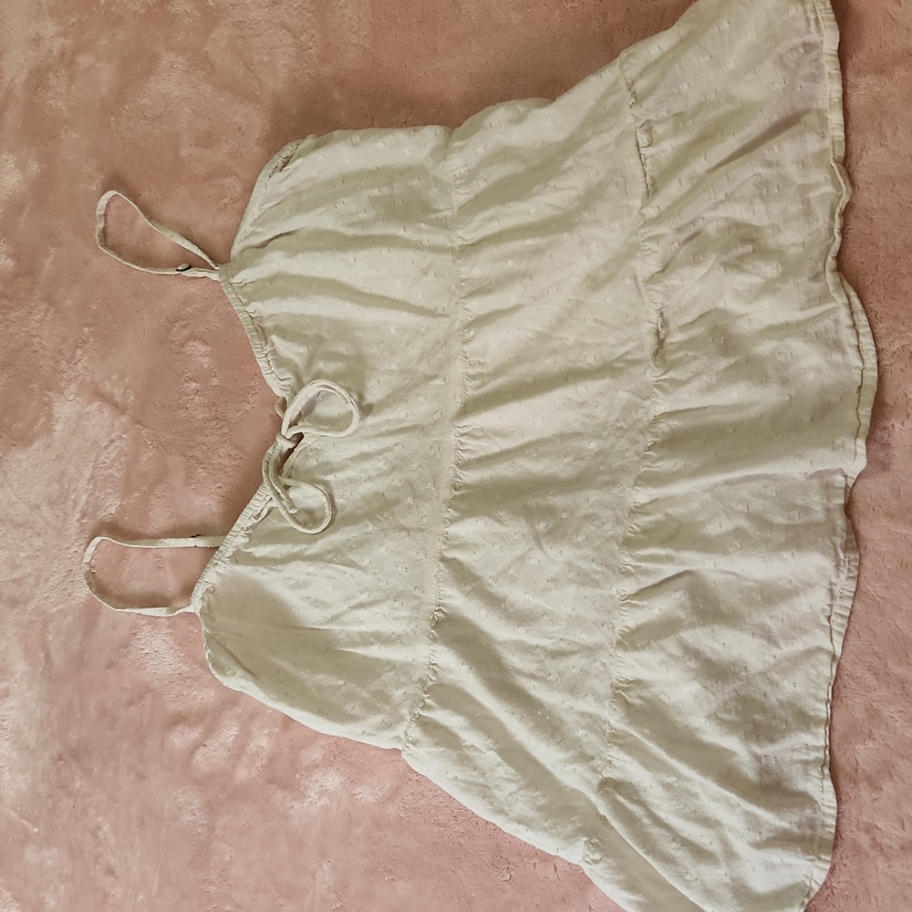 Old Nacy Size M off white spaghetti strap
